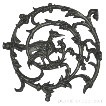 Acessórios ornamentais de ferro fundido